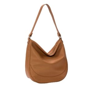 Thirty One Jewell Midway Hobo Bag In Cognac Woods Pebble